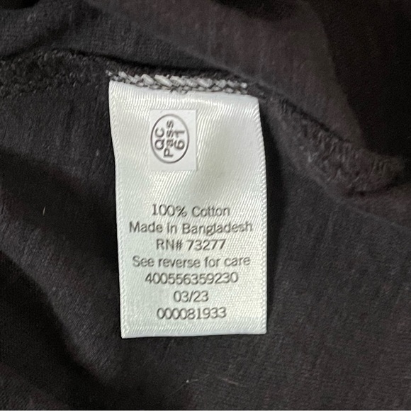 Croft & Barrow‎ black shirt Large - Picture 6 of 7